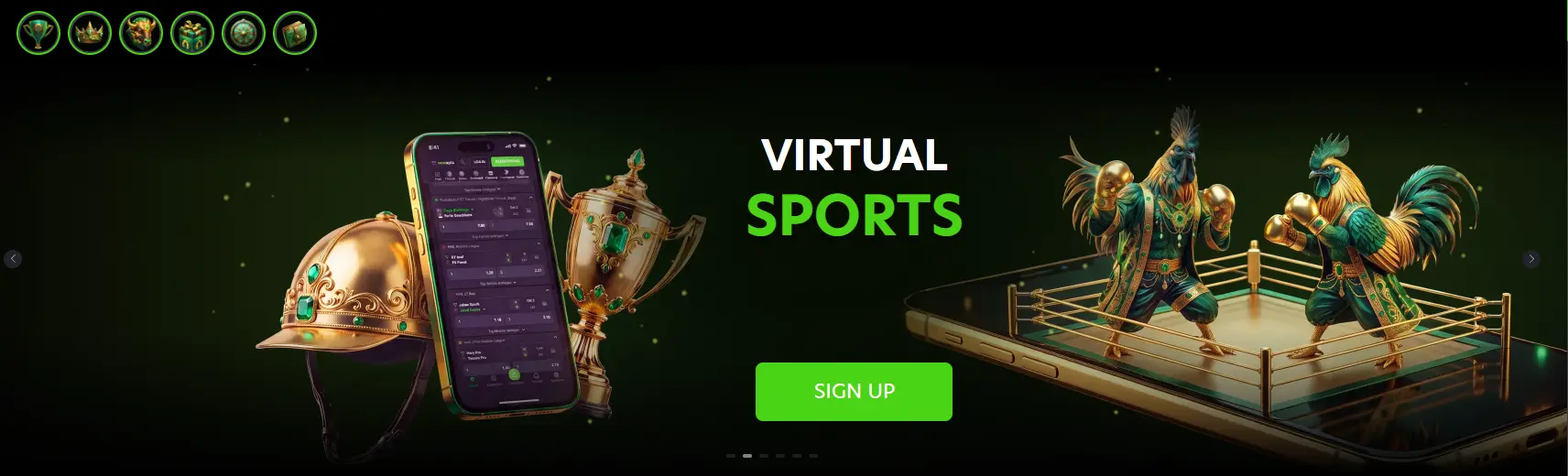NeoSpin virtual sports betting section